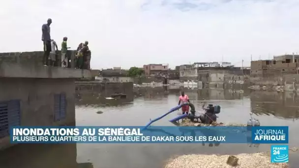 Inondations au Sénégal : plusieurs quartiers de la banlieue de Dakar sous les eaux • FRANCE 24