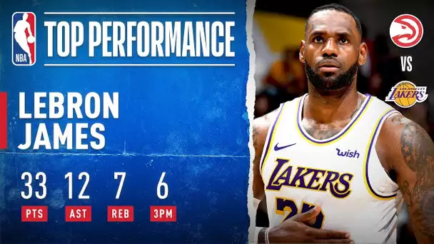 LeBron Shows Out With 33 PTS & 12 AST!