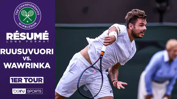 Résumé - Wimbledon : Emil Ruusuvuori VS Stan Wawrinka