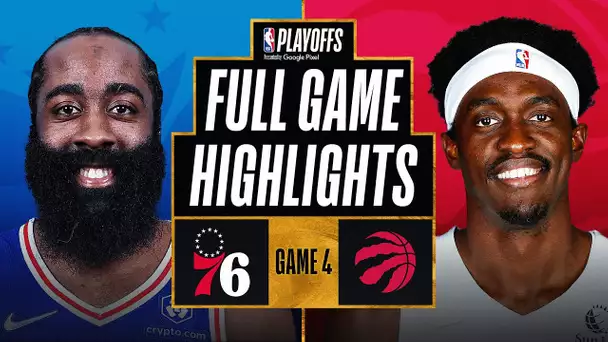 #4 76ERS at #5 RAPTORS | FULL GAME HIGHLIGHTS | April 23, 2022