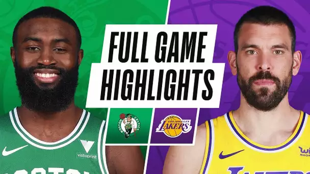 CELTICS at LAKERS | FULL GAME HIGHLIGHTS | April 15, 2021