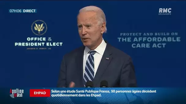 Joe Biden s’est exprimé depuis son fief de Wilmington dans le Delaware