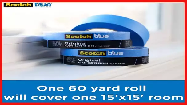 ScotchBlue Original Multi-Surface Painter's Tape, 1.41 inches x 60 yards (360 yards total), 6 Rolls