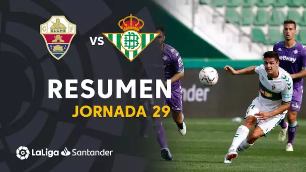 Resumen de Elche CF vs Real Betis (1-1)