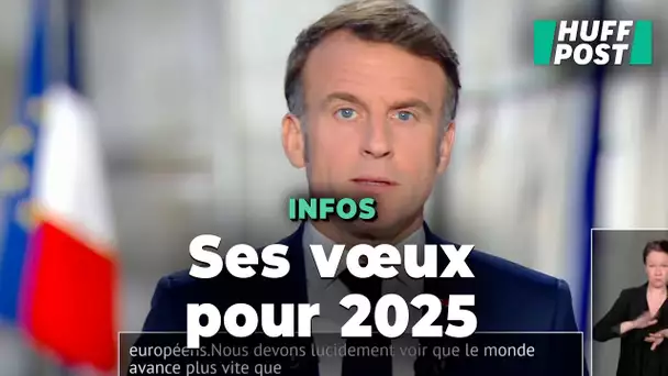 Les vœux du Président Emmanuel Macron pour l'année 2025