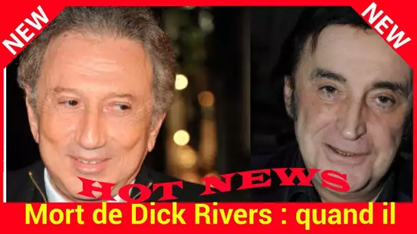 Mort de Dick Rivers : quand il harcelait Michel Drucker pour passer dans Vivement dimanche