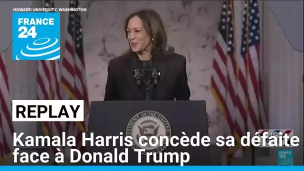 REPLAY - Kamala Harris concède sa défaite face à Donald Trump • FRANCE 24