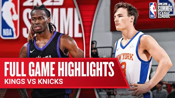 KINGS vs KNICKS | NBA SUMMER LEAGUE | FULL GAME HIGHLIGHTS