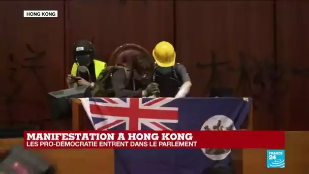 L'Union Jack, cette provocation qui fleurit dans les manifestations hongkongaises