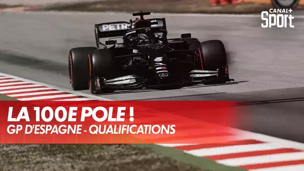 La 100ème pole position de Lewis Hamilton - GP d'Espagne