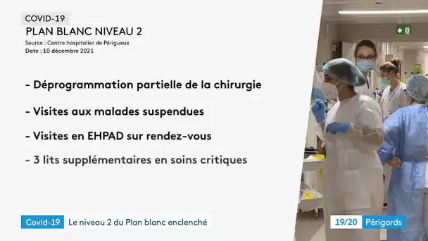 Covid-19 : le niveau 2 du plan blanc activé à Périgueux