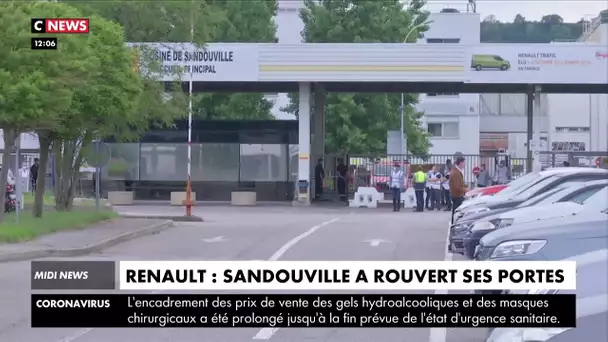 Renault : l'usine de Sandouville a rouvert ses portes