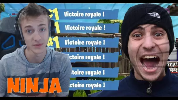 NINJA MA APPRIS A JOUER A FORTNITE BATLLE ROYALE ! TOP 1