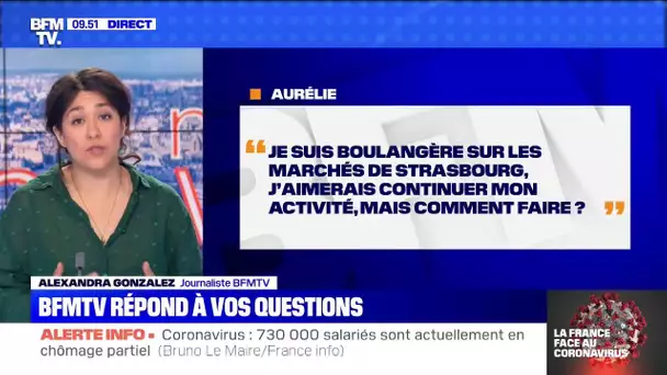 Je suis boulangère sur un marché, puis-je continuer mon activité ? BFMTV répond à vos questions