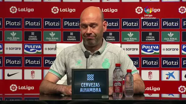 Rueda de prensa Granada CF vs RCD Espanyol de Barcelona