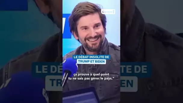 Gaspard Proust se moque du débat insolite entre Trump et Biden #shorts #humour #sketch