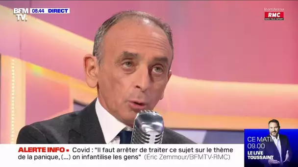 Zemmour : "Les immigrés légaux auront les droits sociaux que leurs cotisations leur donne".