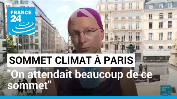 Sommet climat à Paris : "On n'avait pas besoin d'un pansement mais d'un traitement de longue durée"