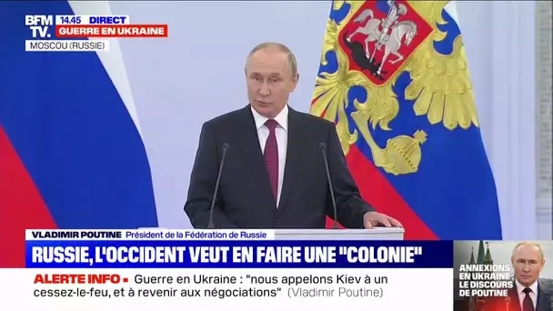 Vladimir Poutine: "L'Occident pense faire une 'blietzkrieg' contre la Russie"