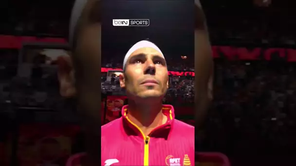 🎾😢 Nadal en larmes pour son (peut-être) dernier hymne avec l'Espagne  #Shorts