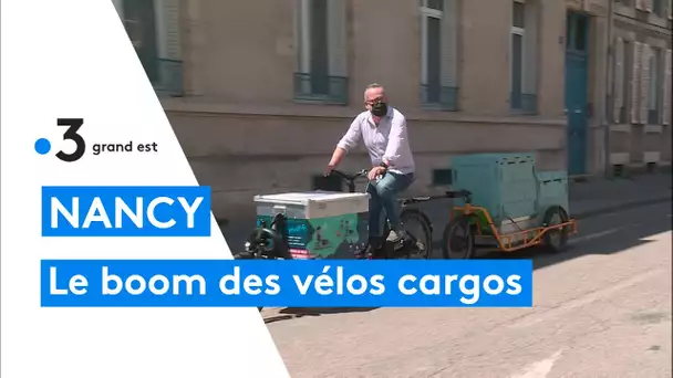 Le boom des vélos cargos à Nancy