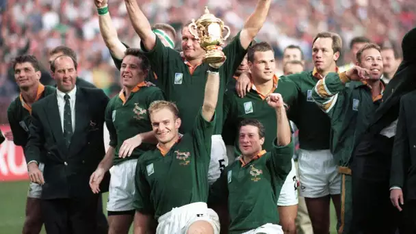 1995 - les Springboks sacrés à l’Ellis Park avec Mandela en 16e homme