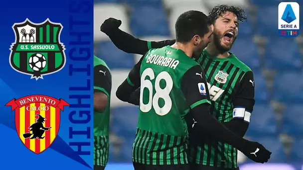 Sassuolo 1-0 Benevento | Decide un gol di Berardi | Serie A TIM