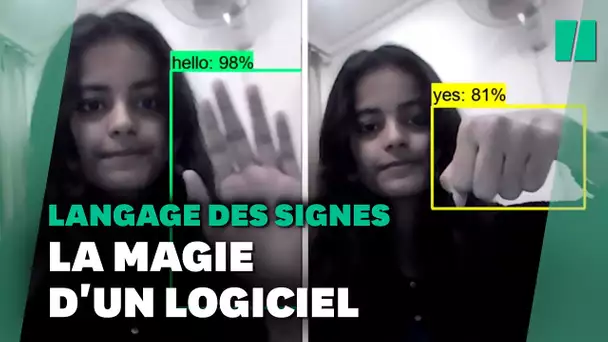 Cette étudiante a imaginé un logiciel pour traduire la langue des signes