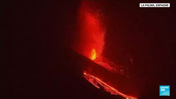 Éruption aux Canaries : reprise de l'activité volcanique après une brève pause • FRANCE 24