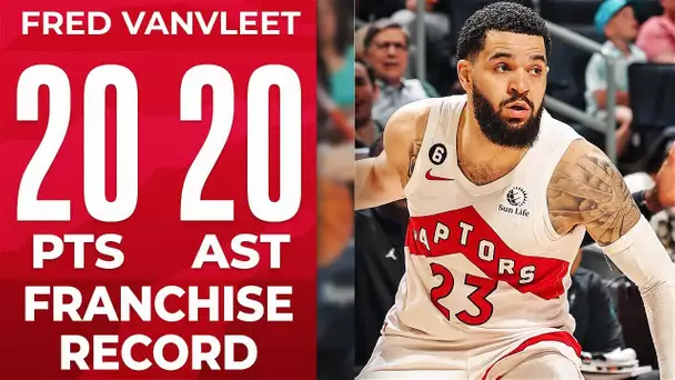 Fred VanVleet Set A New Raptors Franchise Record With 20 Assists! | April 2, 2023