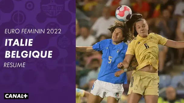 Le résumé Italie / Belgique - Euro Féminin 2022