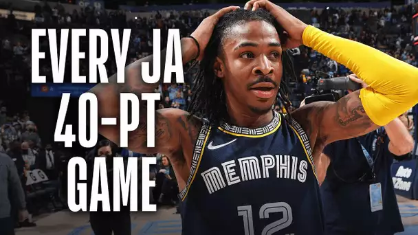 All 6 Ja Morant INSANE 40+ PT Games This Season! 🔥