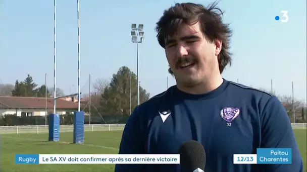 Rugby : entraînement avant match Soyaux / Béziers