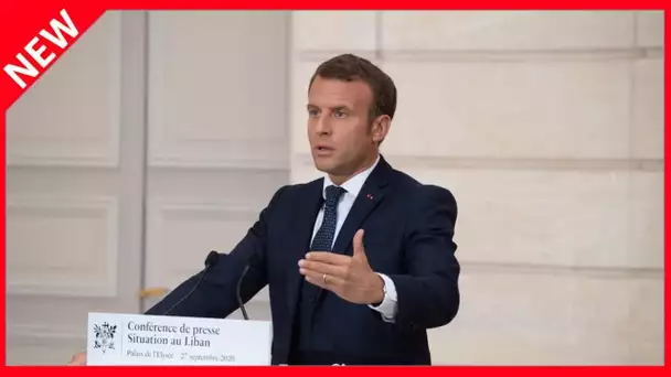 ✅  « Une honte, une trahison » : Emmanuel Macron met un coup de pression