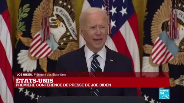 REPLAY - Première conférence de presse du président américain Joe Biden