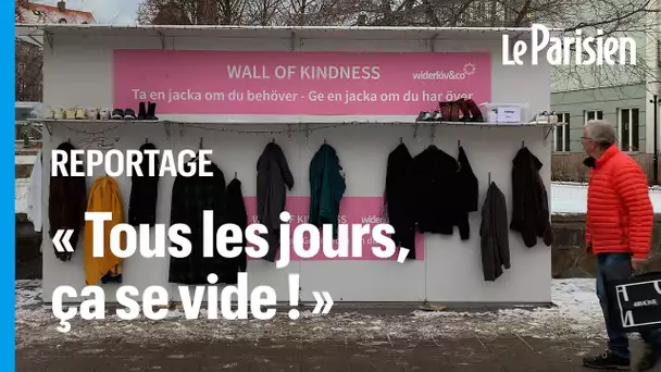 Stockholm : « Un mur de la gentillesse » pour aider les gens dans le besoin