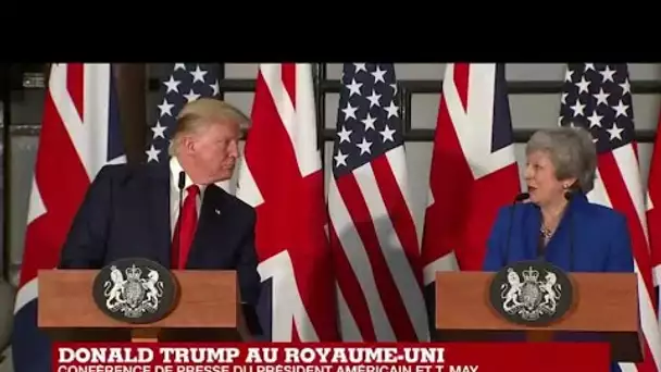 Décryptage de la conférence de presse de Donald Trump et Theresa May au Royaume-Uni