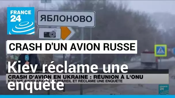 Crash d'un avion russe : Kiev réclame une enquête • FRANCE 24