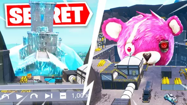 UN ROBOT VA COMBATTRE LE MONSTRE DE POLAR PEAK .. (SECRET FORTNITE SAISON 9)