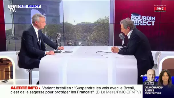 Bruno Le Maire dans Bourdin Direct.