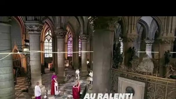 Un an après, la reconstruction de Notre Dame ralentie par le confinement