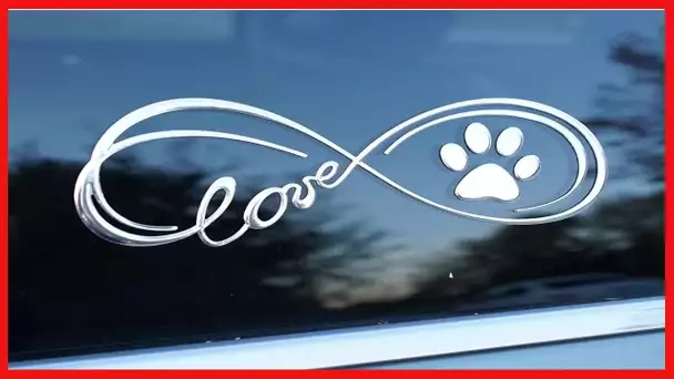 3D Infinity Paw Decal