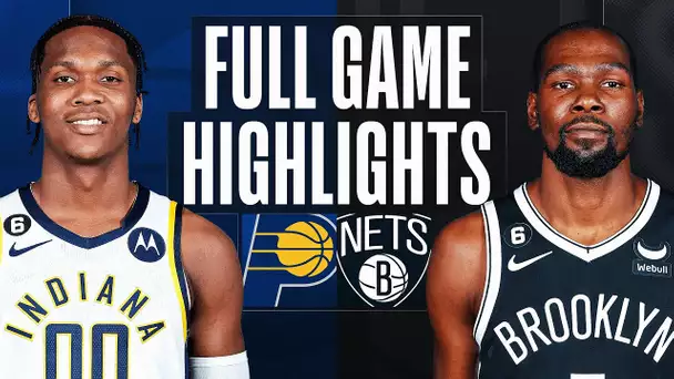 PACERS at NETS | NBA FULL GAME HIGHLIGHTS | October 29, 2022