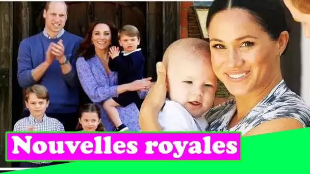 Archie et Lilibet soufflent alors que George, Charlotte et Louis dépassent les enfants du Sussex dan