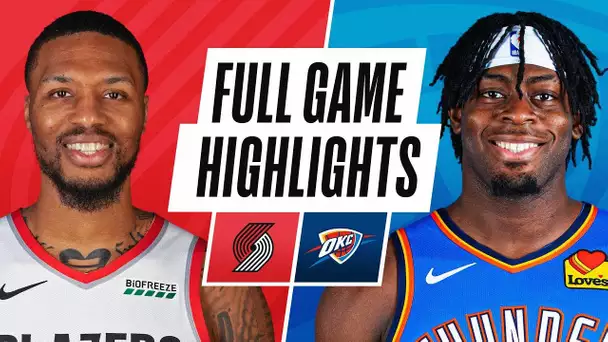 TRAIL BLAZERS at THUNDER | FULL GAME HIGHLIGHTS | February 16, 2021