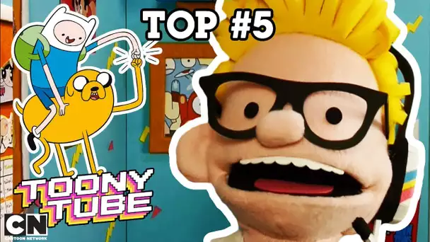 Top 5 des trucs de ouf dans Adventure Time | Toony Tube | Cartoon Network