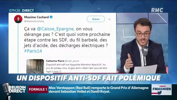 Dispositif anti-SDF: une agencede la Caisse d'Epargne recule après la polémique