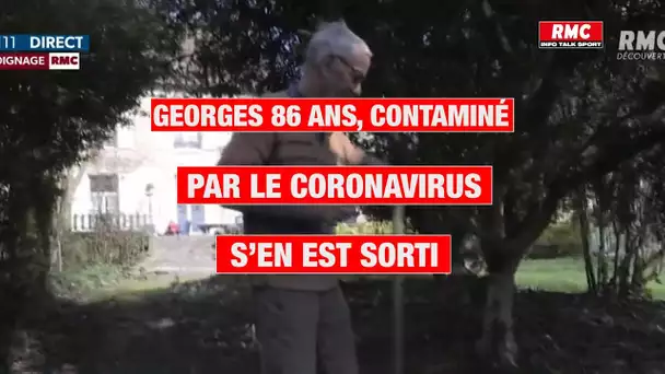 "La vie est belle!": contaminé par le coronavirus, Georges, 86 ans, est guéri