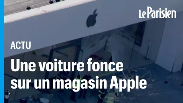 Etats-Unis : une voiture fonce sur un magasin Apple, faisant un mort et 16 blessés