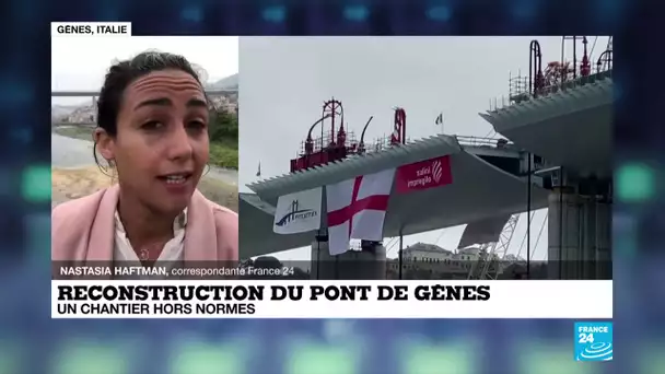 Gênes : inauguration du pont "San Giorgio" sur fond de tragédie